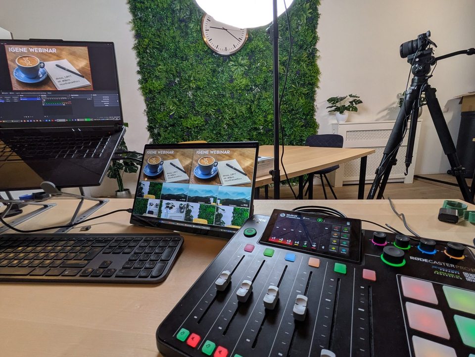 Live webinar setup